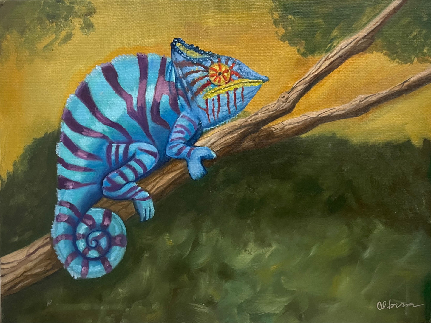 Blue Chameleon