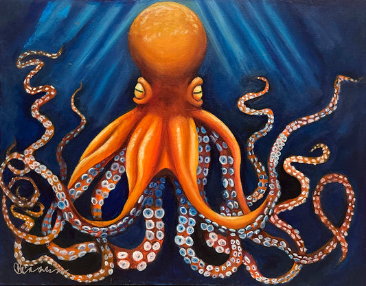 Orange Octopus