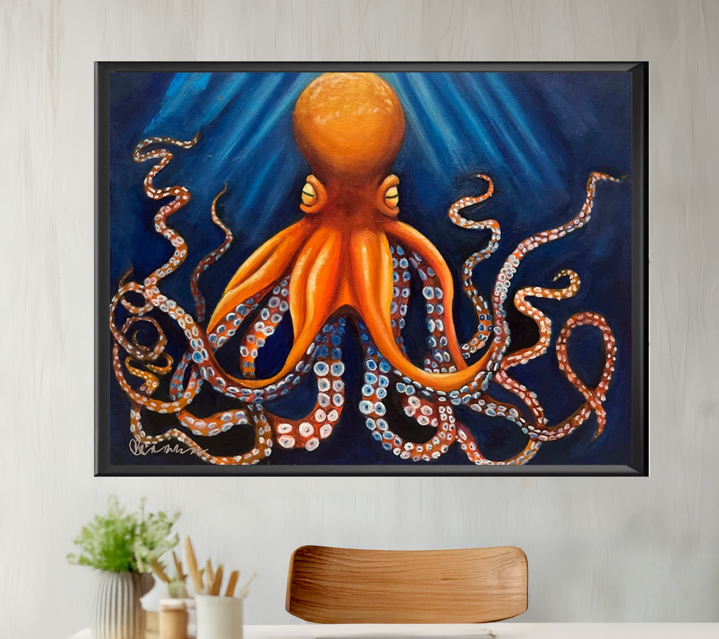 Orange Octopus